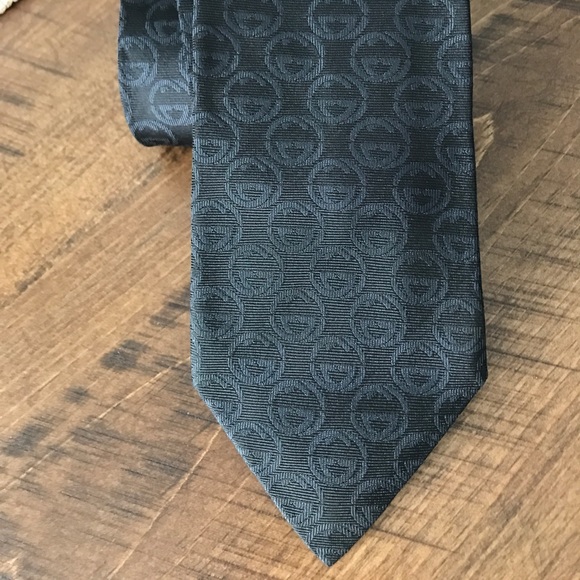 Gucci Black Silk Neck Tie